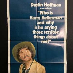 Who Is Harry Kellerman 1971 One Sheet Movie Poster Dustin Hoffman Style A Cowboy